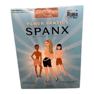 Spanx Power Panties Bare Performance Underwear Sara Blakely Plus Size F NEW